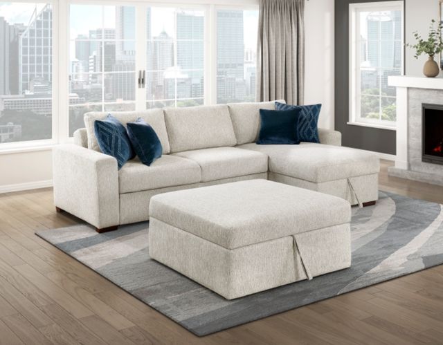 Homelegance® Isla 3-Piece Beige Sectional with Convertible and Reversible Chaise-1