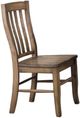 Winners Only® Carmel Rustic Brown Rake Dining Side Chair-0