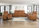 Homelegance® Apex Brown Double Power Reclining Console Loveseat-1