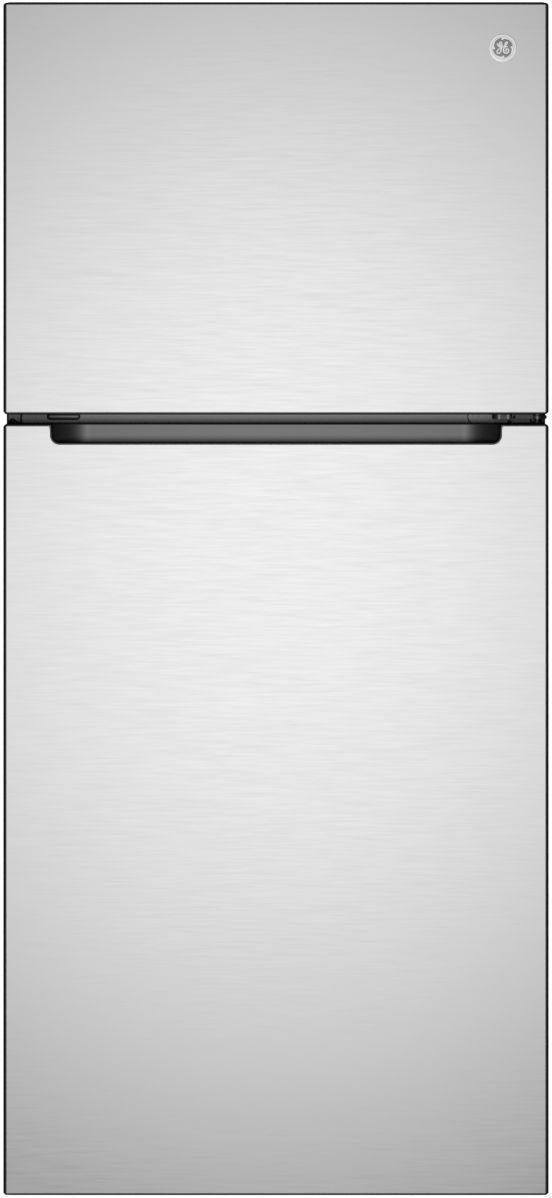 GE® 30" 21 Cu. Ft. Fingerprint Resistant Stainless Steel Garage Ready Top Freezer Refrigerator-0