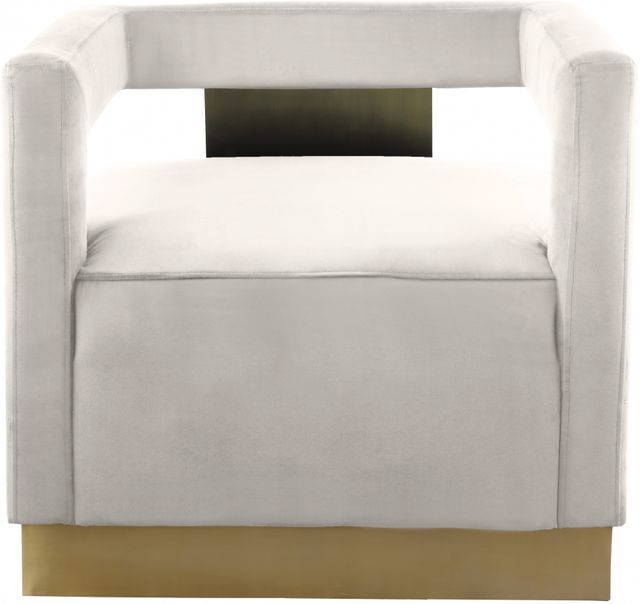 Meridian Furniture Armani Cream Chair-1