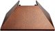 ZLINE 36" Hand Hammered Copper Outdoor Wall Mounted Range Hood -3