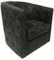 Signature Design by Ashley® Brentlow Distressed Black Swivel Chair-3