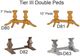 Urban Collections by Yutzy Woodworking Estate Brown Double Pedestal Dining Table with 2 Leaves-4