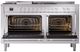 Ilve® Professional Plus II 60" Stainless Steel Pro Style Dual Fuel Range-1
