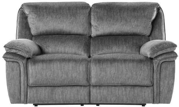 Homelegance® Muirfield Gray Manual Double Reclining Loveseat-2
