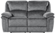Homelegance® Muirfield Gray Manual Double Reclining Loveseat-2