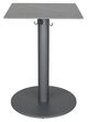 CabanaCoast® Customizable Origin Sol Sintered 24'' Outdoor Square Pedestal Balcony Table-1