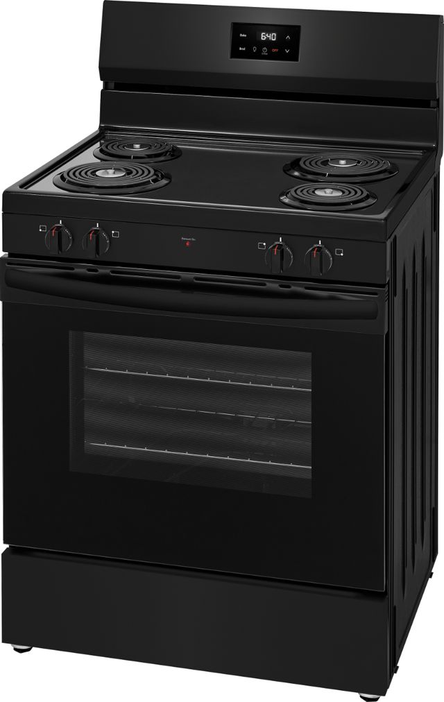 Frigidaire® 30” Black Freestanding Electric Range-2