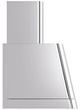 Ilve® Panoramagic 48" Stainless Steel Wall Mounted Range Hood with Silver Trim-2
