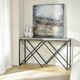 Stylecraft Norman Wyatt Home Ebony/Gray Console Table-1