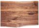 Fairfield® Live Edge Natural 54" Waterfall Desk-3