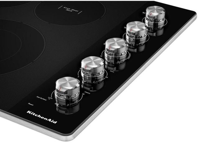 KitchenAid® 30" Stainless Steel Electric Cooktop-2