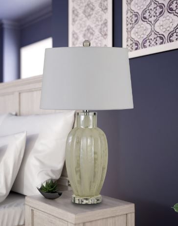 Cal® Lighting & Accessories Rovigo Ivory Table Lamp-1