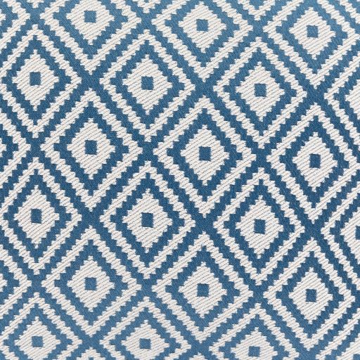 Surya Kanga Dark Blue 20"x20" Toss Pillow with Down Insert-2