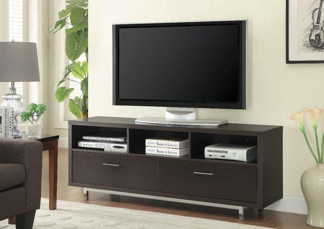 Coaster® Casey Cappuccino 2-Drawer Rectangular TV Console-1