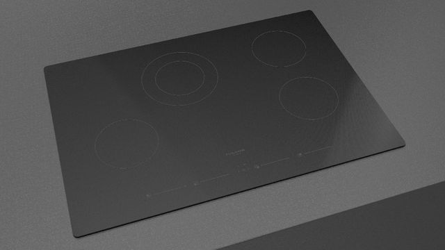 Fulgor Milano® 700 Series 30" Glossy Black Electric Cooktop-1