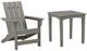 Signature Design by Ashley® Visola 2-Piece Gray Outdoor Conversation Set-0