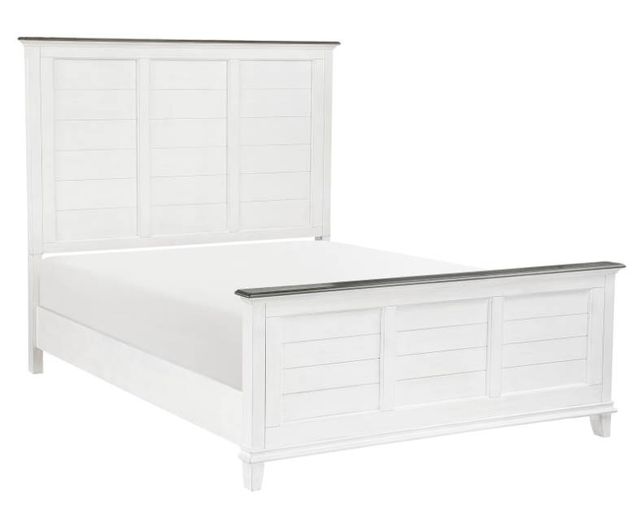 Homelegance® Chesterton Antique White California King Panel Bed-0