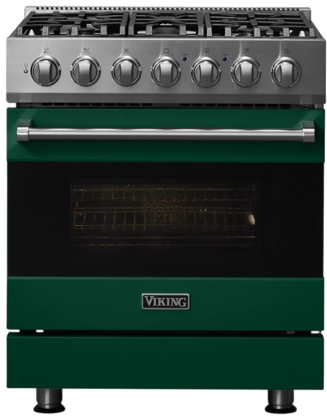 Viking® 3 Series 30" Ivy Pro Style Natural Gas Range-3