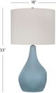 Bassett Mirror Rawlins Blue Table Lamp-2