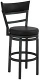 International Furniture Direct Gray II Black Bar Stool-0
