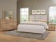 LM Co Home By Vaughan-Bassett Crafted Oak by Ben & Erin Napier Bleached White/Oatmeal King Upholstered Panel Bed-1