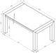 Crown Mark Jules White Dining Table with Charcoal Base-2