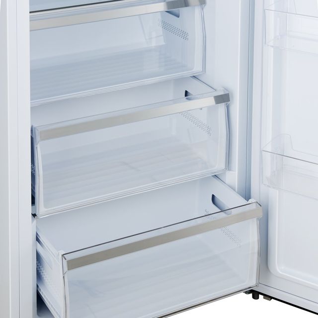 FORNO® Maderno Espresso 28" 13.6 Cu. Ft. White Built-In Convertible Column Refrigerator with Antique Brass Handles-3