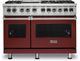 Viking® 5 Series 48" Reduction Red Pro Style Dual Fuel Liquid Propane Range with 12" Griddle-0