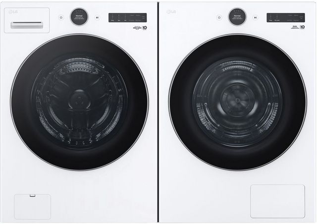 LG White Front Load Laundry Pair