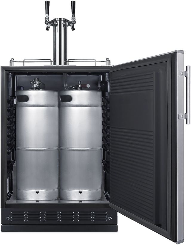 Summit® 24" Stainless Steel Beer Kegerator-1