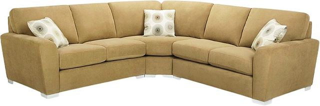 Superstyle Furniture Ltd. Customizable 5101 3-Piece Curved Sectional and Loveseat-0