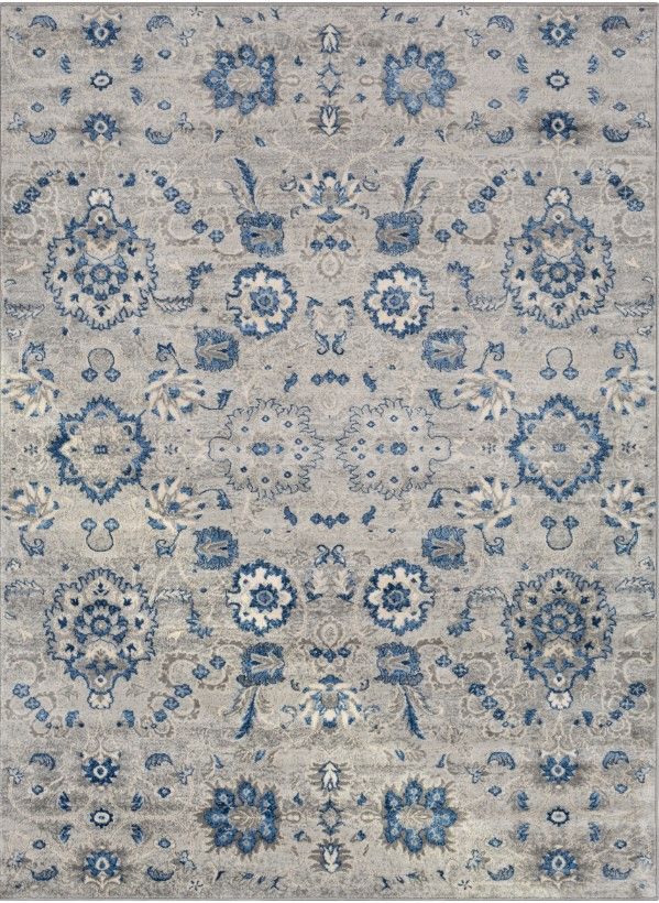 Surya Monaco Denim/Ivory 4'x6' Area Rug-0
