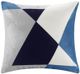 Olliix by INK+IVY Aero Blue 20x20" Embroidered Abstract Square Pillow-0