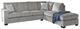 Signature Design by Ashley® Altari 2-Piece Alloy Right-Arm Facing Chaise with Full Sofa Sleeper Sectional-1