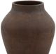 Dovetail Furniture Faustus Brown Cement Outdoor Vase-1