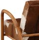 Dovetail Furniture Charlton Brown/White Occasional Chair-4