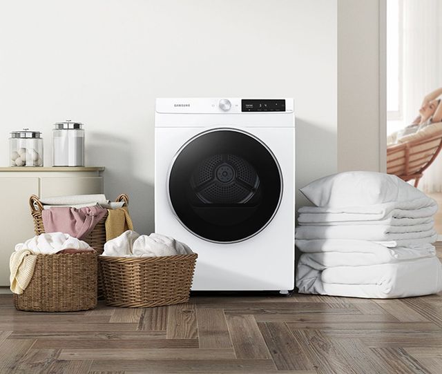 Modern Laundry Room Modern Laundry Room with Ventless Dryer