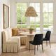 TOV Furniture Sydney 2-Piece Black Velvet Dining Chair-1