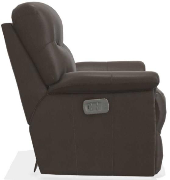 La-Z-Boy® James Walnut Leather Power Rocking Recliner with Headrest and Lumbar-2
