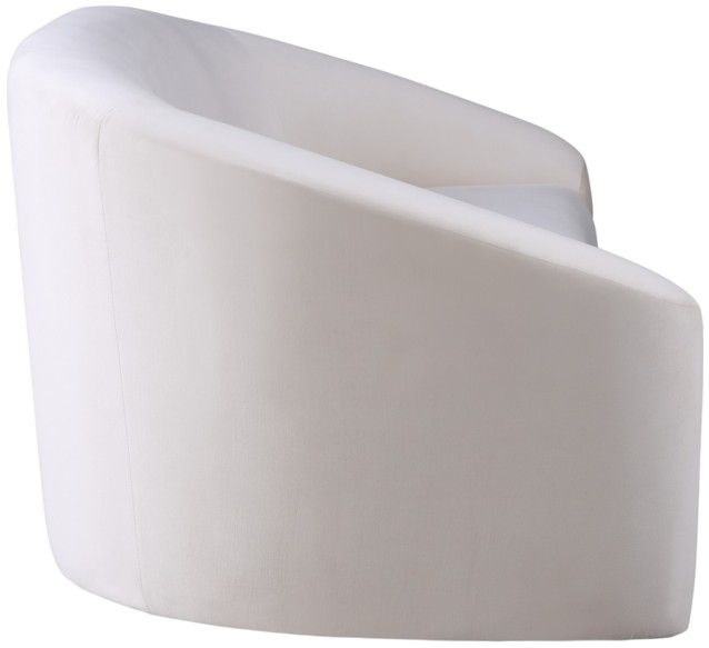 Meridian Furniture Riley Cream Upholstered Loveseat-3