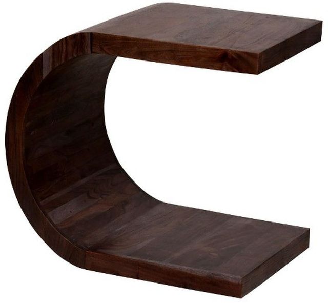 Porter International Designs Ellipse Gray Wash End Table-1