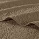 Olliix by Madison Park Mocha King Quebec Reversible Bedspread Set-2