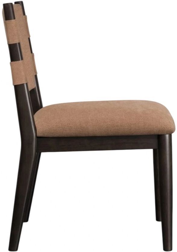 Modus Furniture Koko Minx/Porcini Upholstered Dining Side Chair-3