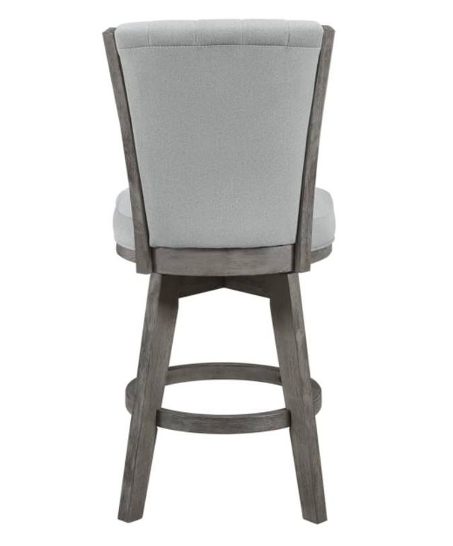 Mazin Furniture Corvallis Gray Swivel Counter Height Chair-3