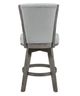 Mazin Furniture Corvallis Gray Swivel Counter Height Chair-3