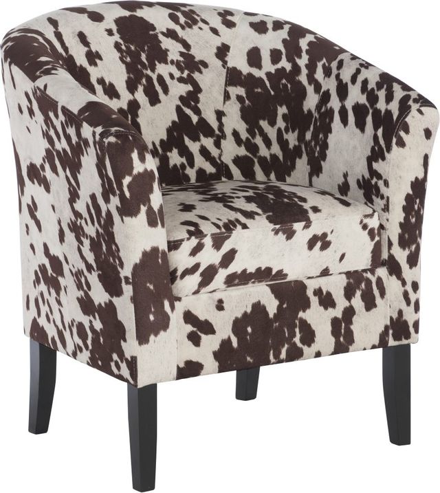 Linon Simon Brown Cow Accent Chair -0