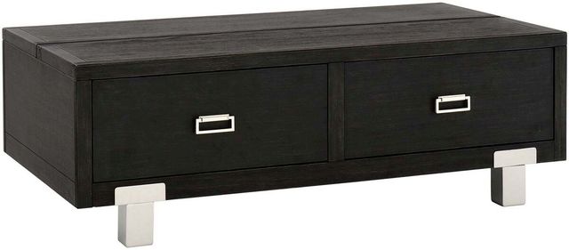 Signature Design by Ashley® Chisago 2-Piece Black Living Room Table Set-1