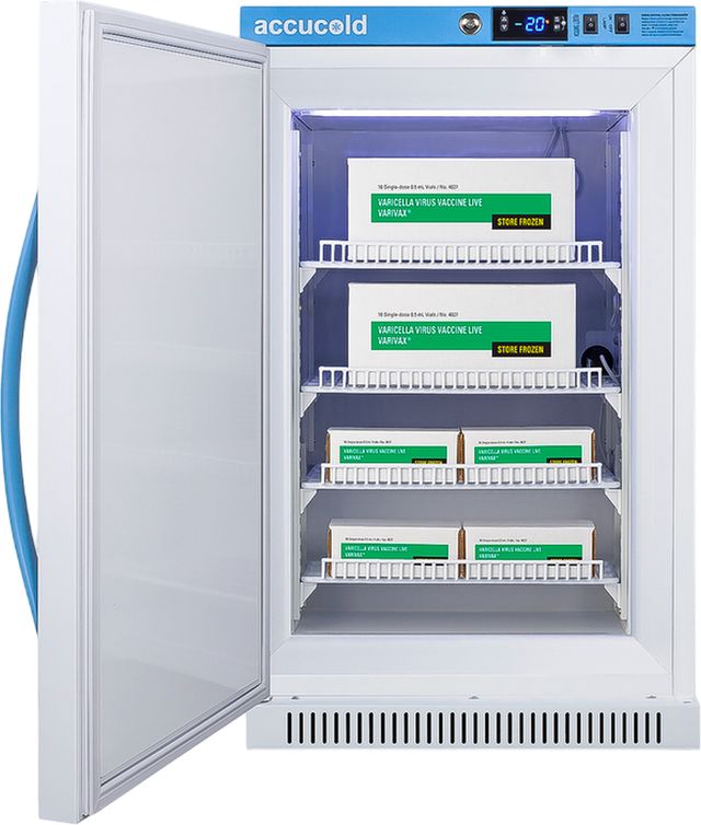Accucold® Pharma-Vac Performance Series 20" 2.47 Cu. Ft. White Undercounter Freezer-1